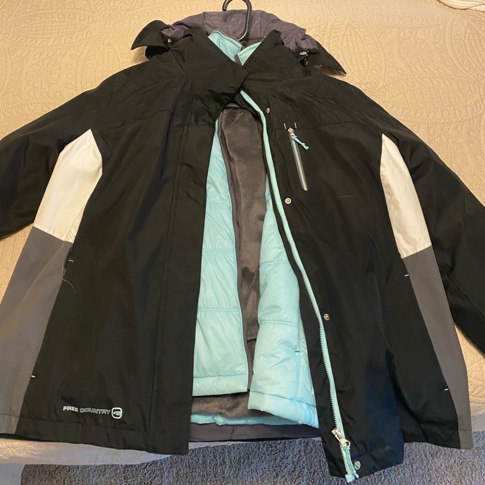 LAYERED WINTER SNOW RAIN JACKET